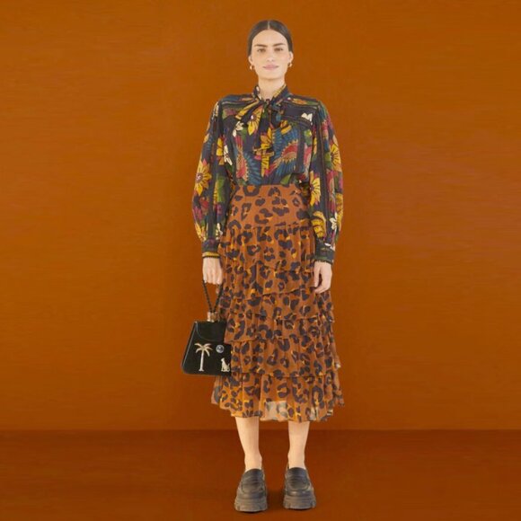 FARM RIO Macaw Ballet Blouse - Picture 3 of 15